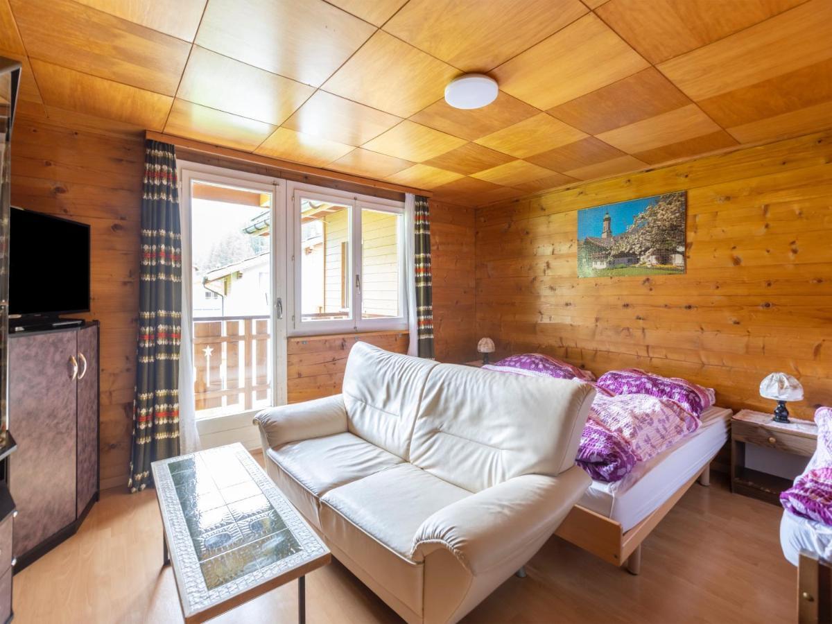 Вилла Haus Weideli, Dammstrasse 7 Саас-Грунд Экстерьер фото